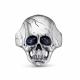 Кольцо из черненого серебра Иордань БМ-КО-673 Memento mori